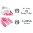thumbnail image 4 of TUSA Sport Youth Mini-Kleio Hyperdry Mask, Snorkel, & Fins Travel Set, Clear Pink, Medium, 4 of 7