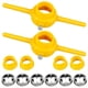 thumbnail image 1 of 12Pcs Herramienta Fabricante Hilo PVC, Tubo Threader Que Fontanería el Equipo Herramienta Reutilizable Redondo Threader Tubo PVC Fijó + 1/2pulgada,3/4pulgada,1pulgada Muere, 1 of 5