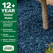 GroundSmart 12+ Year Blue Rubber Mulch, 75 Cu Ft