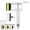 White, variant on Electric Spin Cleaning Brush with 3 PCS Heads Cordless Portable Scrub Brush Handheld Scrubber Suitable for Bathroom Kitchen Tool