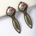 thumbnail image 3 of Octopus Vintage Copper-Colored Lace Bookmarks: Stainless Steel Reading Accessories and Book Marks for Book Lovers - Set of 2, 3 of 5