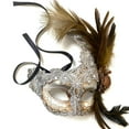 thumbnail image 2 of MasqStudio Brocade Lace Masquerade Ball Mask Burlesque Mardi Gras Birthday Prom Wedding Party, 2 of 3