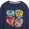 thumbnail image 3 of Hot Wheels - Monster Racing Hearts - Toddler & Youth Long Sleeve Graphic T-Shirt, 3 of 5