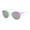 Lavender (Purple Mirror), variant on Kid's Sunglasses Girl's Fashion Round Keyhole Frame Blue, Blue Mirror Lens UV400