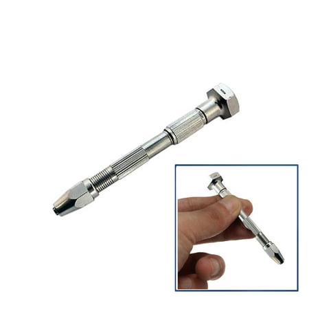 Pin Vise Swivel Head 2 Chuck 4 Sizes Hand Drill Tool Capacity Range