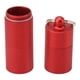 thumbnail image 4 of Estuche porta medicamentos con llavero, 3 compartimentos, resistente al agua, de metal, para viajes, para tabletas y cápsulas, para exteriores, color rojo, 4 of 10