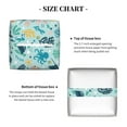 thumbnail image 4 of Goofa Sea Life Tissue Box Cover PVC Leather Tissue Holder Square Facial Tissue Case Facial Paper Organizer Dispenser for Bathroom, Vanity Countertop, 4 of 8