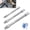 3pcs Silver, variant on 2027 Flexible Socket Extension Set, 1/4" 3/8" 1/2" Drive Universal Joint Extension Bar, 360° Bendable Wobble Extension, High Torque Spring Steel for Ratchet & Automotive Repair