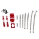 thumbnail image 5 of Kits de actualización de piezas para coche RC, fijación de resorte de eje trasero de metal para escala 1:12 rojo, 5 of 9
