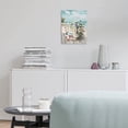 thumbnail image 5 of HFDF Bathroom Canvas Wall Art Flowers Theme Beach Modern Wall Decor Daisy Painting Pictures Artwork for Bedroom Watercolor Ocean Wall Décor, Teal and White, 8x10inch Framed, 5 of 7