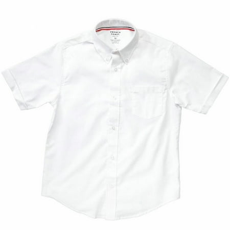 button toast french oxford uniform toddler sleeve boy short shirt