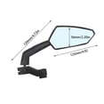 thumbnail image 2 of WLOELOEW Bike Mirror Model C For Clear Rear Visibility While Riding Durable For Outdoor Use Easy To Install On Handlebars Plastic Material Cycling Accessory C, 2 of 6