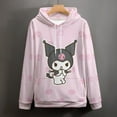 thumbnail image 2 of Kuromi And My Melody Hoodie 3D Print Pullover Hooded Long Sleeve Sweatshirts Tops Blouse with Pocket for Mens Womens, 2 of 6