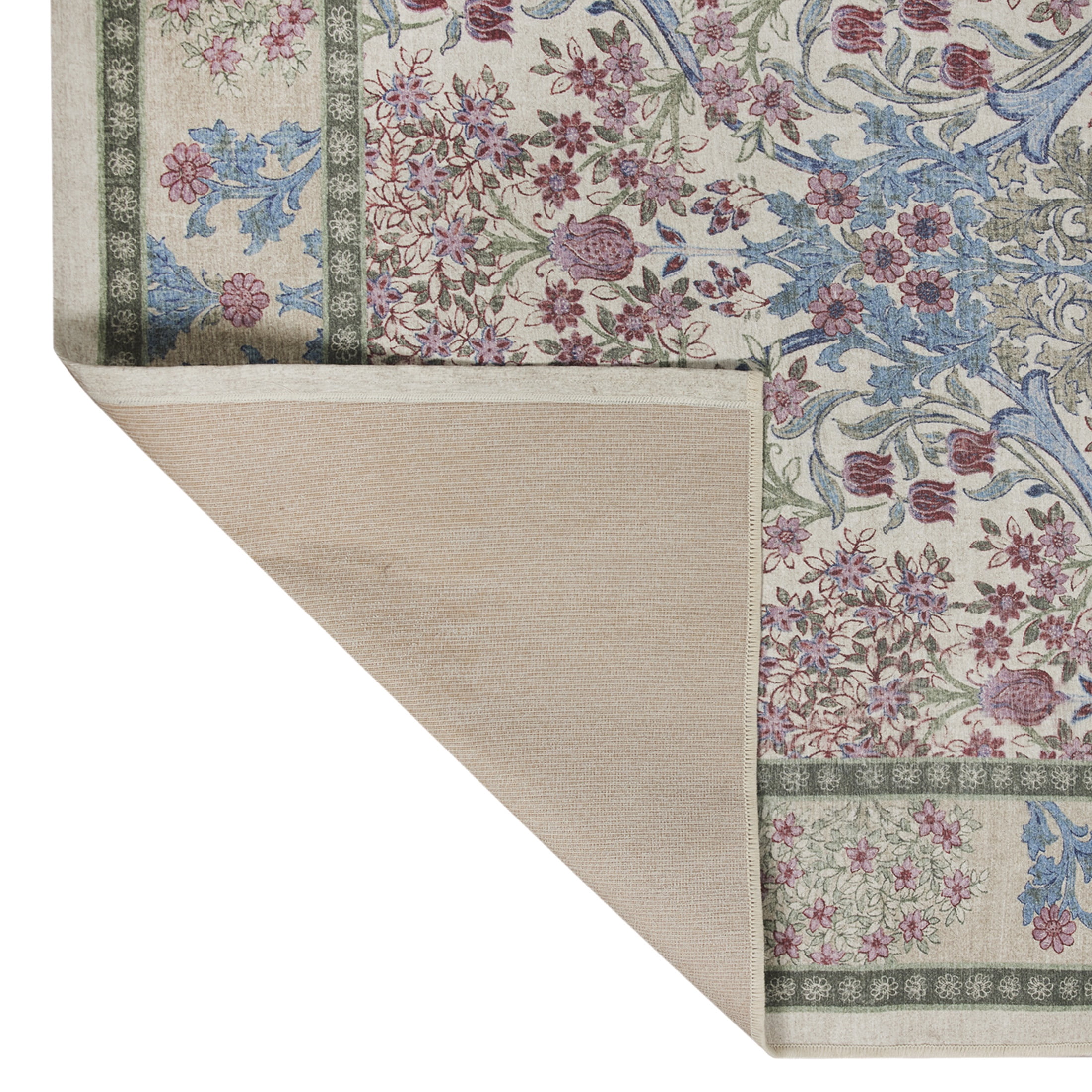 Better Homes & Gardens Beige Hannah Flowing Floral 7' x 10' Area Rug