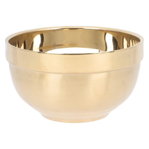 Yardwe Golden Stainless Steel Kitchen Bowl for Rice, Soup, Salad - Multi-Purpose Serving Bowl