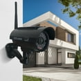 thumbnail image 6 of 3 Packs Fake Security Camera with Flashing Red LED Light, Solar Powered Dummy Surveillance Outdoor Indoor for Home Office, Weatherproof Anti-Theft Decoy CCTV, Easy to Install No Wiring Required, 6 of 7