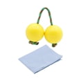 thumbnail image 1 of lionlar Fingertip Ball Drum Ball Kashaka Instrument Yellow Rattle Blue Cloth, 1 of 9