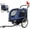 Dark +Blue, variant on KECt2-in-1 Bike Trailer & Pet Stroller for Dogs up to 110lbs – Foldable Pet Carrier Cart with Front Caster & 20" Air-Filled Wheels, Breathable Mesh & PVC Rain Cover, blue