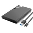 thumbnail image 1 of yeacher ORICO 2521C3 USB 3.1 Gen1 Type-C 2.5" SATA HDD/SSD Enclosure with UASP, Tool-Free Design, 5Gbps Transfer Rate, Compatible with Windows/Mac/Linux, Up to 4TB Capacity, LED Indicator, Auto Sleep, 1 of 6