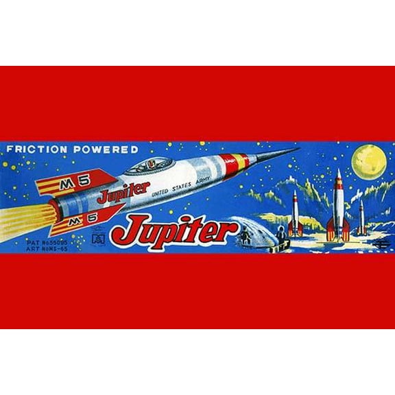 Friction Powered Jupiter M-5-Fine Art Canvas Print (20" x 30")