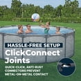 thumbnail image 6 of Bestway Steel Pro MAX 14'x48" Metal Frame Above Ground Pool w/Pump, Ladder, & Cover, Stone, 6 of 9
