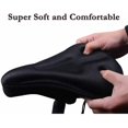 Bike Seat Cover Memory Foam Gel Bike Saddle Cushion, Extra Soft Narrow