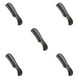 thumbnail image 3 of Soidarity Peines para bigote, herramientas de maquillaje multiusos de plástico portátiles, multifuncionales, resistentes, prácticos, Negro 5piezas, 3 of 6