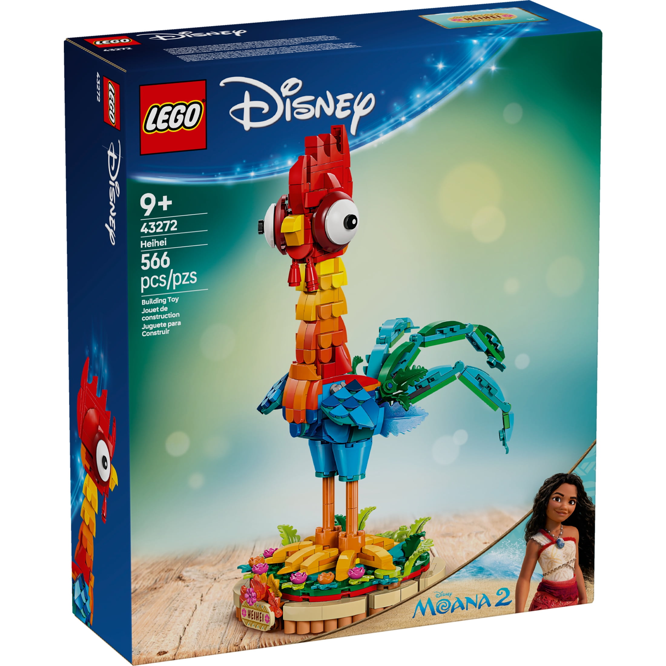 LEGO Disney Moana 2 Heihei  Building Toy for Kids, Girls & Boys, Ages 9+  Moana & Disney Toy for Fan(图3)