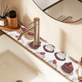 thumbnail image 2 of Yayeee Faucet Mat for Kitchen Sink 30" Diatomite Long Splash Guard Pad, White Chocolate Cakes, 2 of 7
