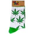 thumbnail image 3 of Chaussettes Crew Pliées Imprimé Feuilles d'Herbes, 3 of 3