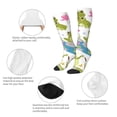 thumbnail image 3 of Naloa Cartoon Frogs Knee Socks, High Socks Long Stretchy Sock Women Knee High Stocking, Long Socks for Women, 3 of 6