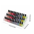 thumbnail image 3 of Maoww Polish Display Stand PS Plastic Polishes Bottles Desktop Storage Holder Space Saving Showing Shelf Multifunction Rack 3 Layer, 3 of 6