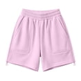 thumbnail image 6 of StSilkitty Workout Shorts for Womens Solid Color High Waist Elastic Athletic Shorts with Deep Pockets Lightweight Gym Shorts, 6 of 9