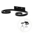 thumbnail image 2 of 2Pcs Wall Mounted Wine Glass Rack, Wine Glass Holder Metal Wine Glass Hangers Wine Glass Rack Under Shelf Cabinet, 2 of 6