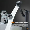 thumbnail image 2 of 1080°Swivel Kitchen Faucets With 2 Spray Modes Single-Handle Bathroom Sink Sprayer Ceramic Valve Hot and Cold Water Mixer Water Tap, 2 of 7
