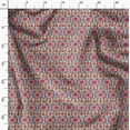 thumbnail image 3 of Soimoi Polyester Fleece Beige Fabric By the Yard - 56 Inch Wide - Florals Print Fabric - Elegant and Timeless Patterns for Fashion and Home Decor Printed Fabric, 3 of 6
