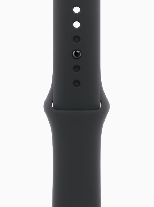 Apple Watch Series 11 - GPS + Cellular - 46MM Jet Black Aluminum Case with Black Sport Band - S/M