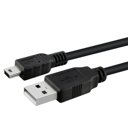 Insten 10' USB 2.0 A to Mini B 5pin Male Data Sync Charger Cable for GPS Camera MP3 MP4 Speaker PS3 Controller