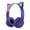 Purple, variant on HQinX Kids Headphones, Cat Ear Wireless Headphones, LED Light Up Bluetooth over on Ear Purple Headphones for Boy Girl With Microphone, Purple