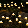thumbnail image 3 of Muyoka LED Solar Seta Cadena Luces Jardín Hada Ornamento Camino Lámpara Decoración Muyoka Hogar, 3 of 7