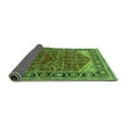 thumbnail image 2 of Ahgly Company Indoor Square Oriental Green Industrial Area Rugs, 5' Square, 2 of 4