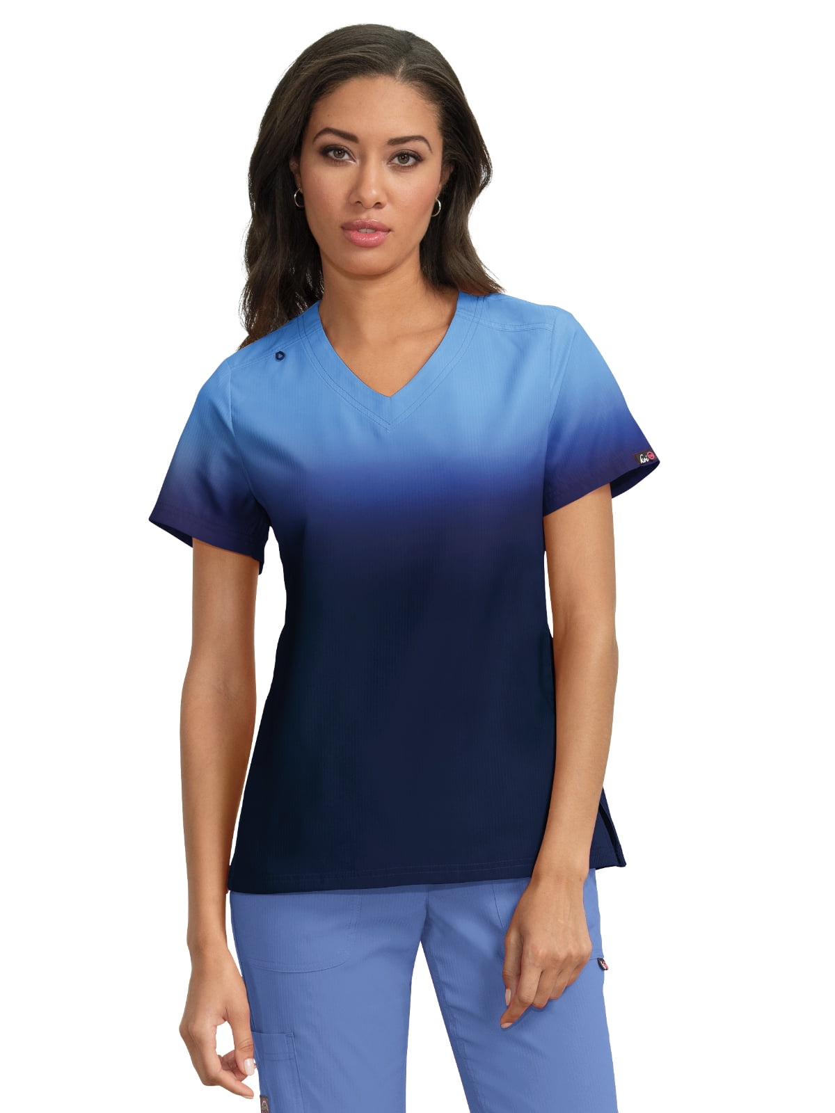 KOI Koi Lite Women's VNeck Ombre Reform Scrub Top