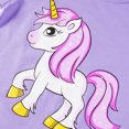 thumbnail image 3 of FEDPOP Toddler Girl Pajama Set Unicorn Kids Sleepwear Clothes Pjs 3T, 3 of 8