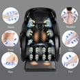 thumbnail image 2 of UGears Full Body Massage Chair Zero Gravity Shiatsu SL Track  Heat Black, 2 of 8