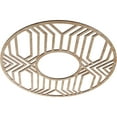 thumbnail image 2 of Ekena Millwork 28"OD x 10 1/4"ID x 1/4"T Empire Wood Fretwork Pierced Ceiling Medallion, Red Oak, 2 of 3