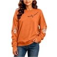 thumbnail image 3 of Frostluinai Crewneck Sweatshirts for Kids Girls Halloween Pullover Casual Long Sleeve Spooky Season Print Sweat Shirts 5-15 Years, 3 of 10