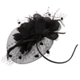 thumbnail image 1 of Sombrero de boda cóctel Zulema Pillbox Knot Derby Hat Negro para mujer, 1 of 8
