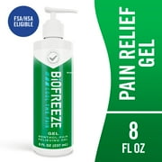Biofreeze Pain Relief Gel, for Back Knee Muscle Joint and Arthritis Pain, 8 fl oz Menthol