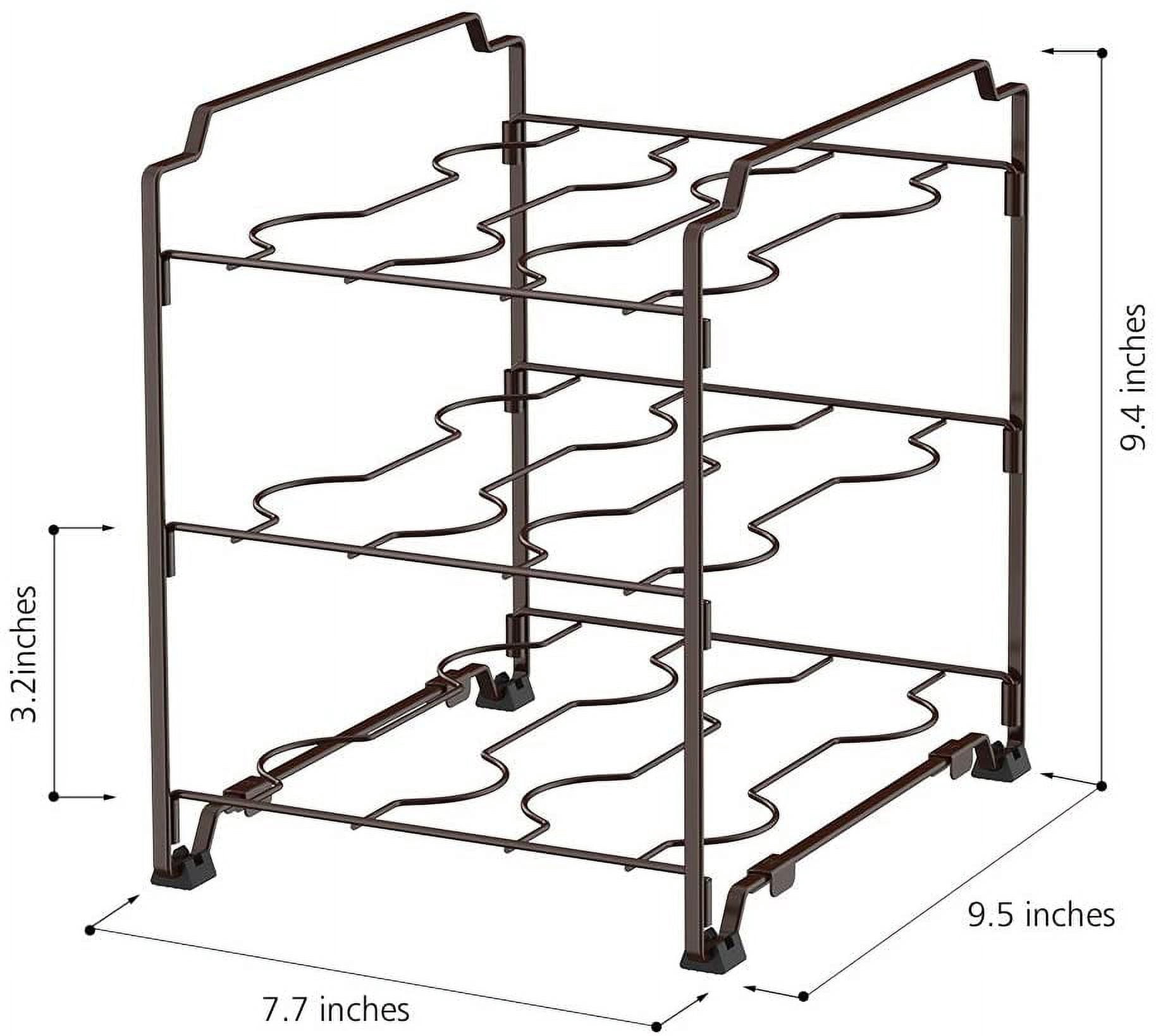 Kitchen Wrap Organizer Rack 2 Pack
