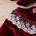 thumbnail image 5 of IDOPIP Toddler Baby Girls Velvet Tutu Dress Kids Xmas Ruffle Tulle Princess Dress Fall Winter Clothes, 5 of 7